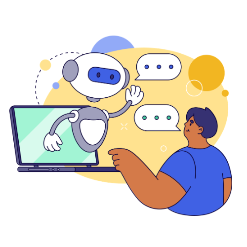 AI assistant illustration